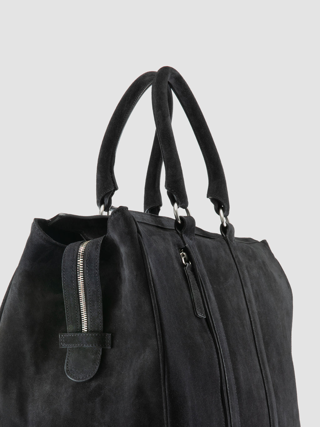 QUENTIN 009 - Black Suede Bag