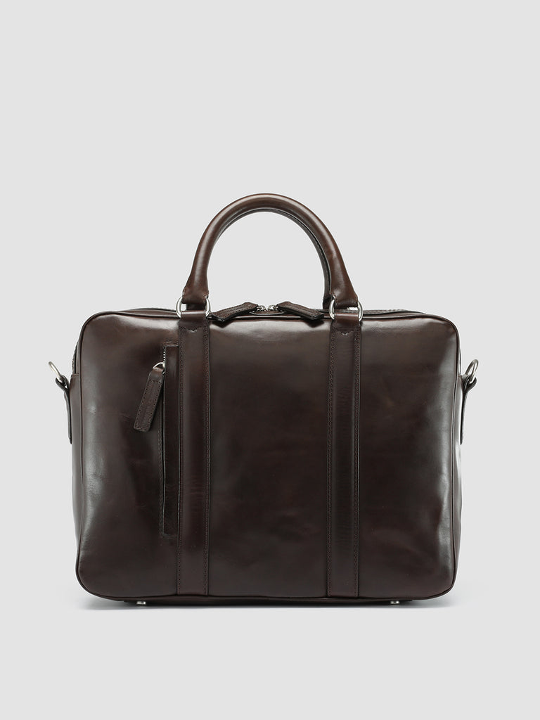QUENTIN 010 Coffee - Brown Leather Bag
