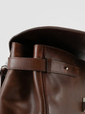 QUENTIN 011 - Dark Brown Leather Briefcase Men Officine Creative - 6