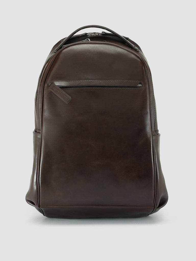 QUENTIN 012 Coffee - BrownLeather Backpack Men Officine Creative - 1