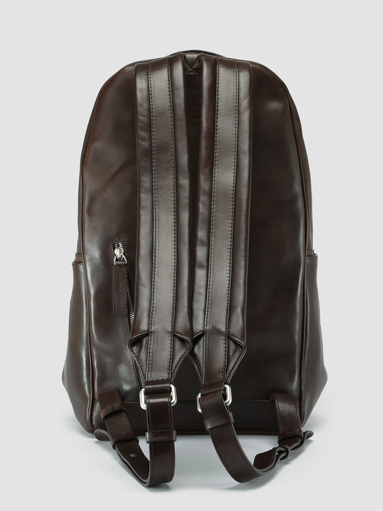 QUENTIN 012 Coffee - BrownLeather Backpack Men Officine Creative - 4
