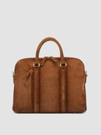 QUENTIN 019 - Light Brown Suede Briefcase Officine Creative - 1
