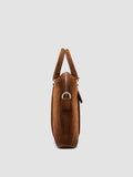 QUENTIN 019 - Light Brown Suede Briefcase - 2
