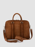 QUENTIN 019 - Light Brown Suede Briefcase - 3