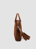 QUENTIN 019 - Light Brown Suede Briefcase - 4