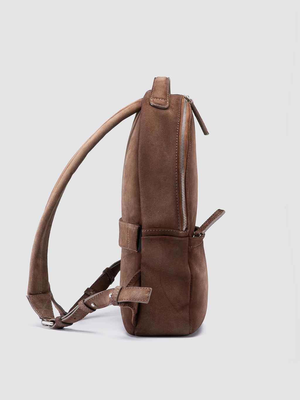 QUENTIN 020 - Brown Suede Backpack