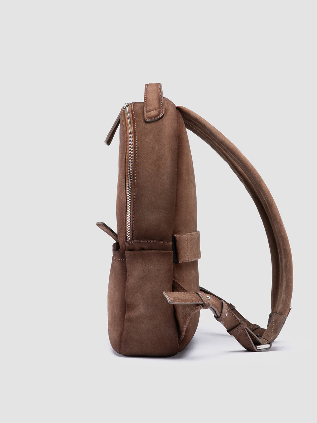 QUENTIN 020 - Brown Suede Backpack