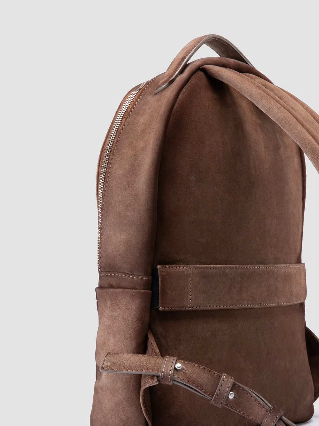 QUENTIN 020 - Brown Suede Backpack