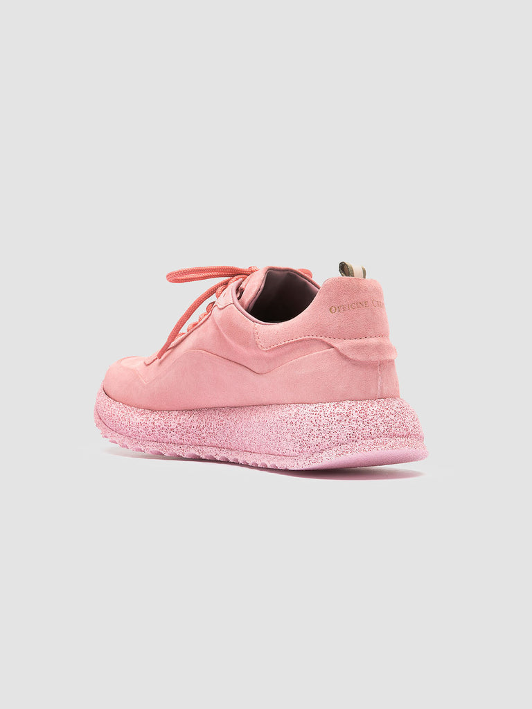 RACE RUBREX 103 - Pink Suede Low Top Sneakers