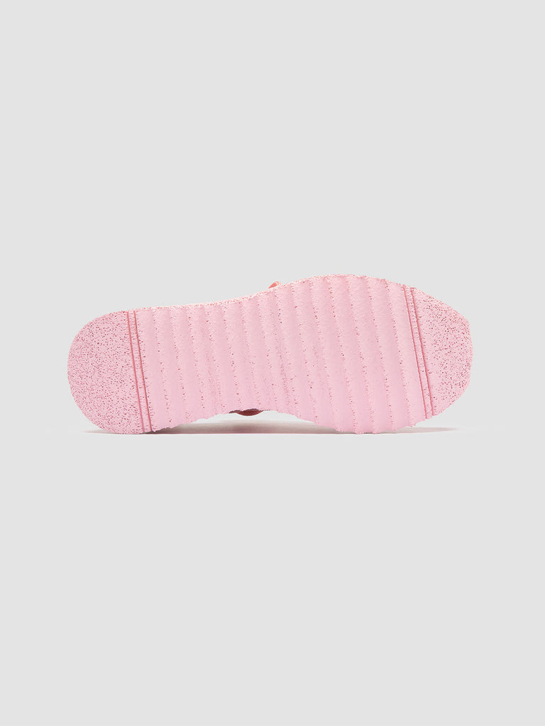 RACE RUBREX 103 - Pink Suede Low Top Sneakers