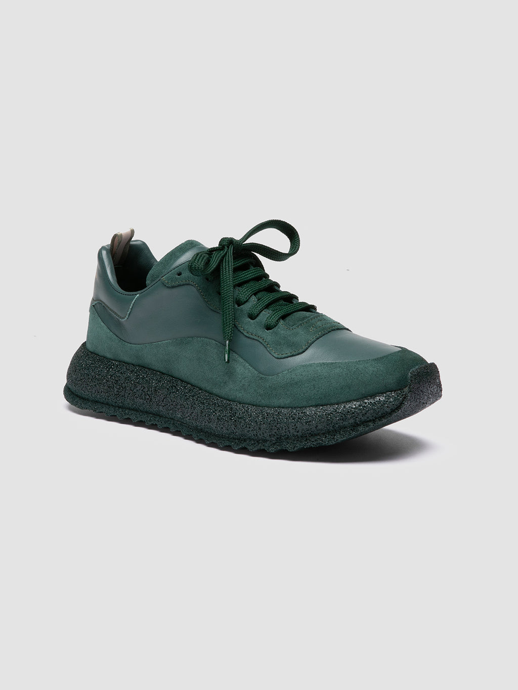 RACE RUBREX 101 Bottiglia - Green Leather and Suede Low Top Sneakers Women Officine Creative - 3