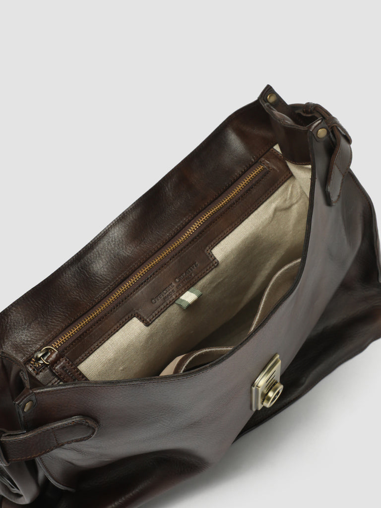RARE 036 T.Moro 25 - Brown Leather Briefcase Officine Creative - 10