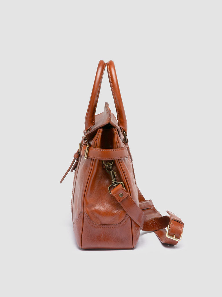 RARE 043 - Brown Leather Weekender Bag