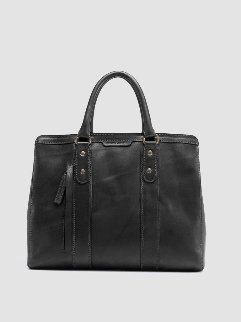 RARE 046 - Black Leather Briefcase