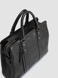 RARE 046 - Black Leather Briefcase - 1
