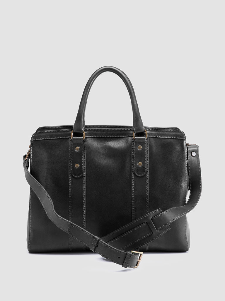 RARE 046 - Black Leather Briefcase