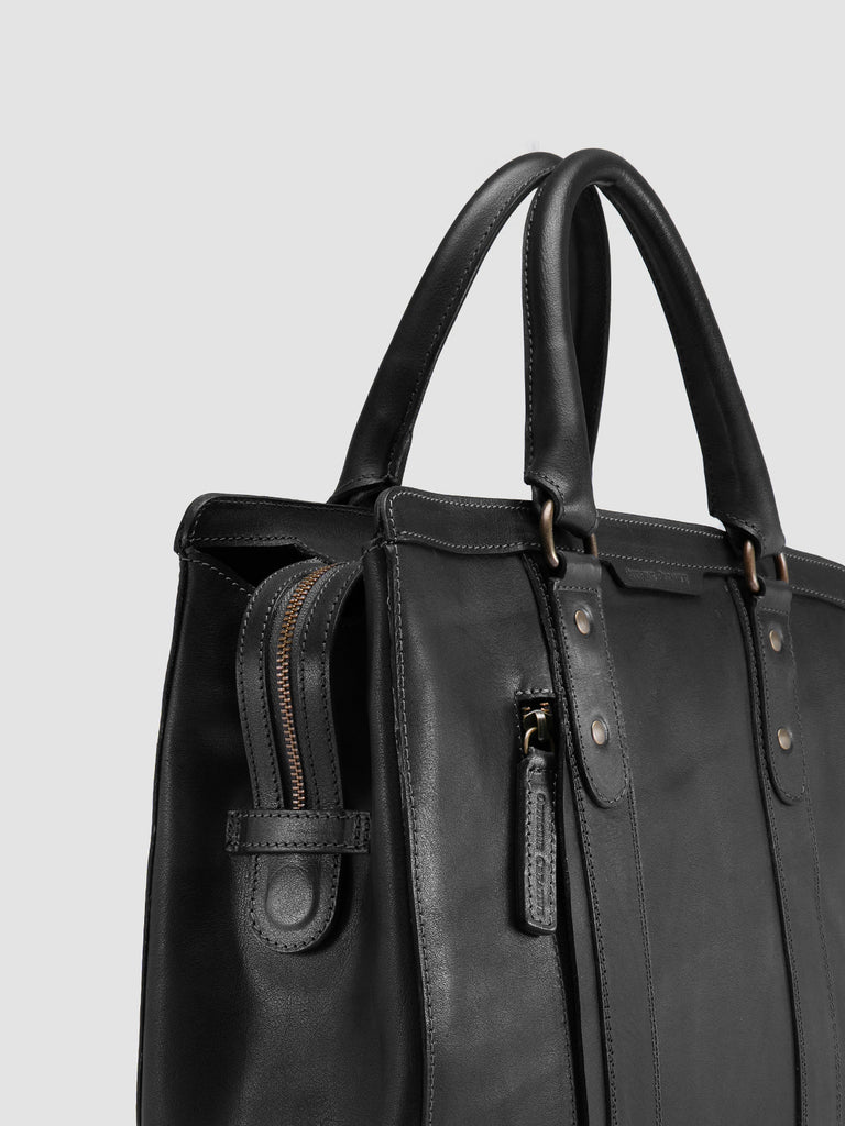 RARE 046 - Black Leather Briefcase