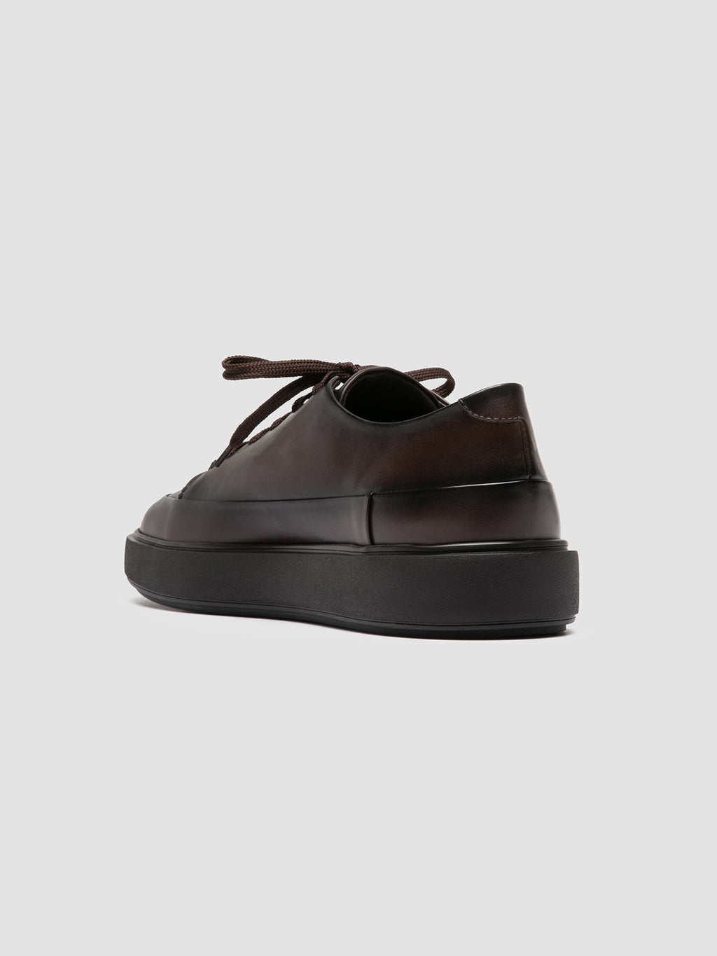 RELEASE 001 - Brown Leather Low Top Sneakers Men Officine Creative -4