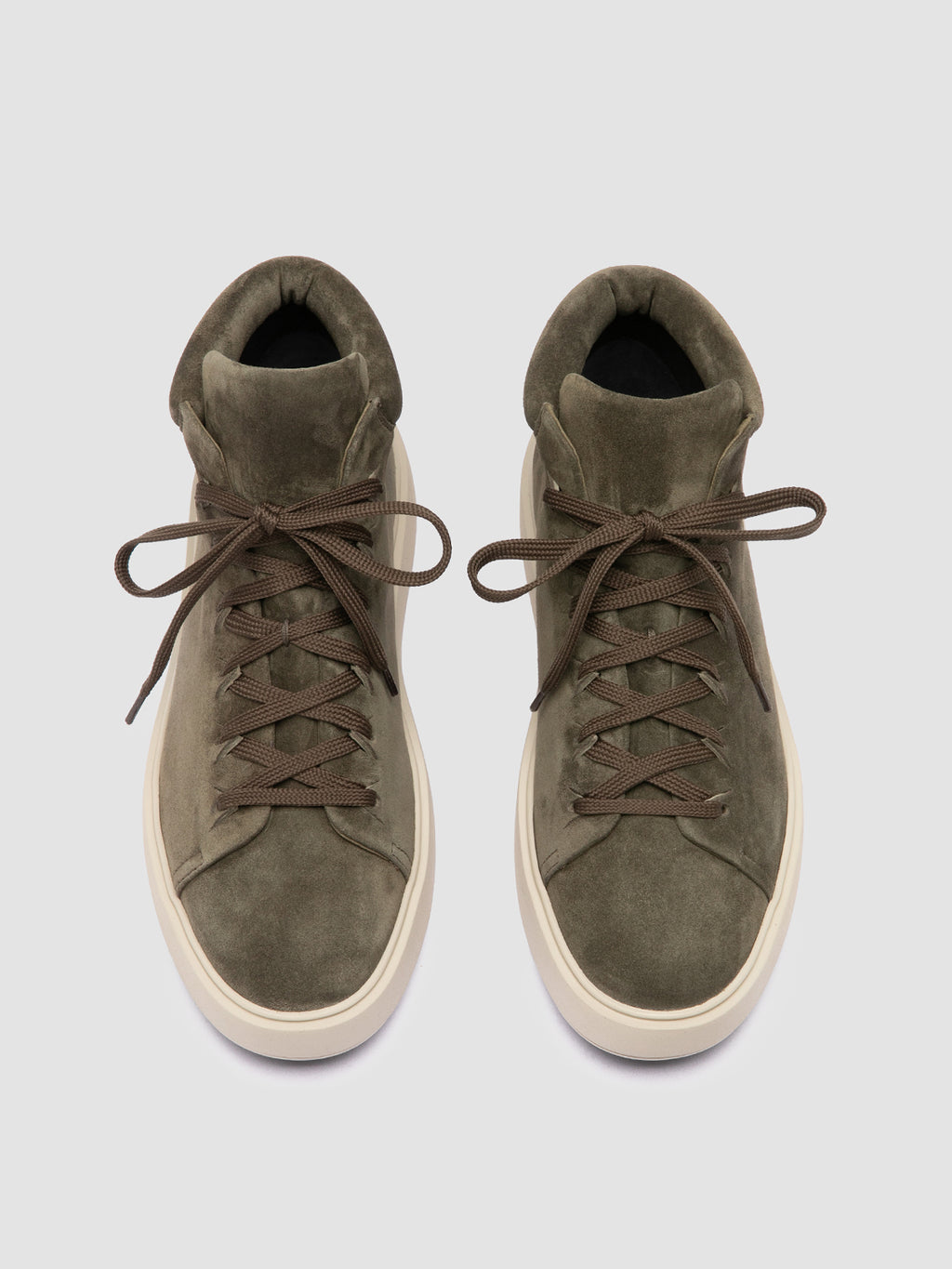 REMASTER 002 - Green Suede High Top Sneakers Men Officine Creative -2