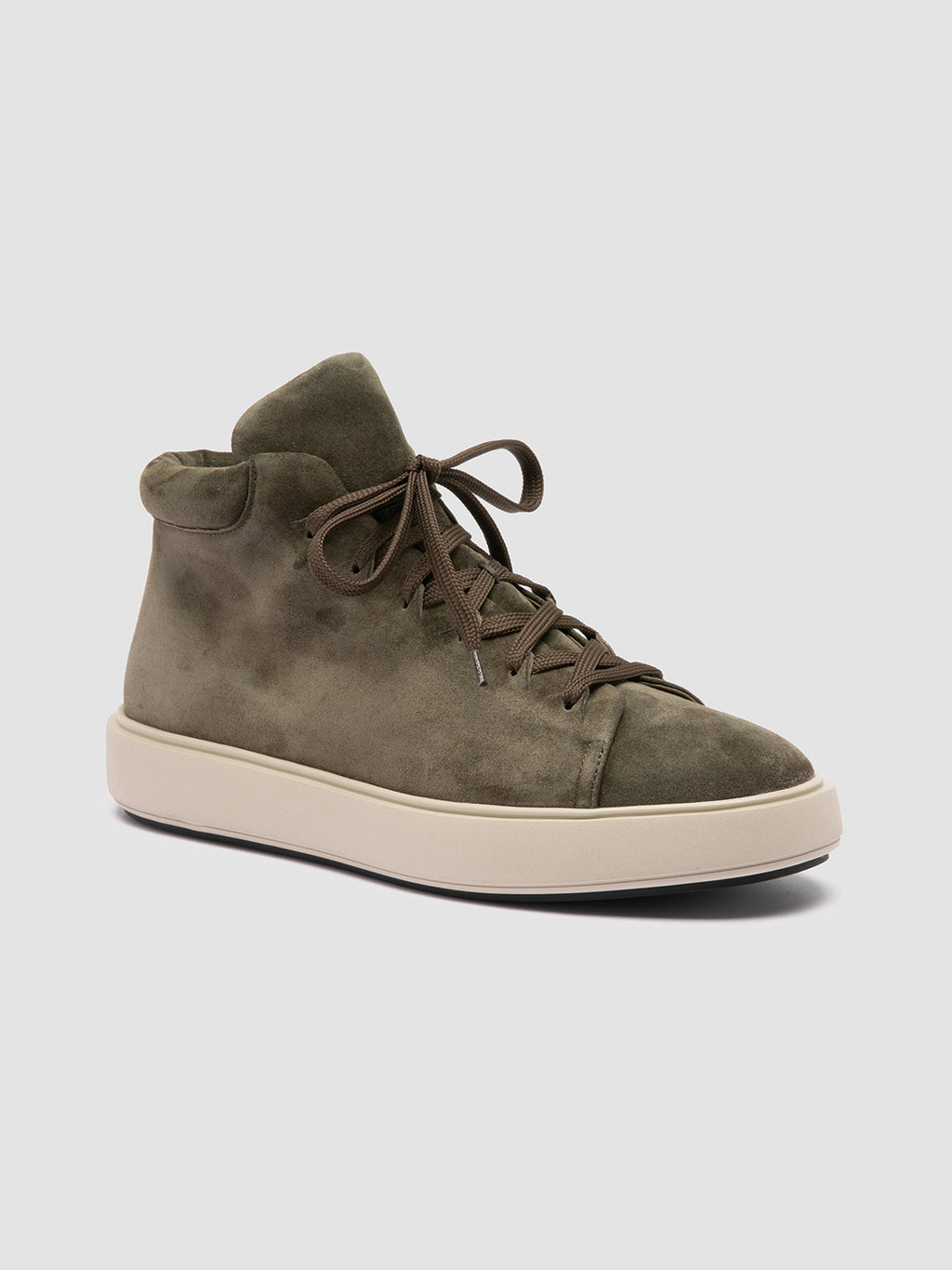 REMASTER 002 - Green Suede High Top Sneakers Men Officine Creative -3