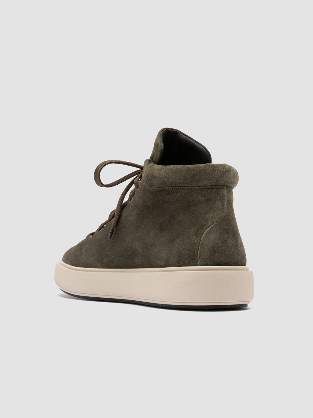 REMASTER 002 - Green Suede High Top Sneakers Men Officine Creative -4