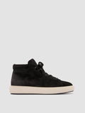 REMASTER 002 - Black Suede High Top Sneakers Men Officine Creative -1