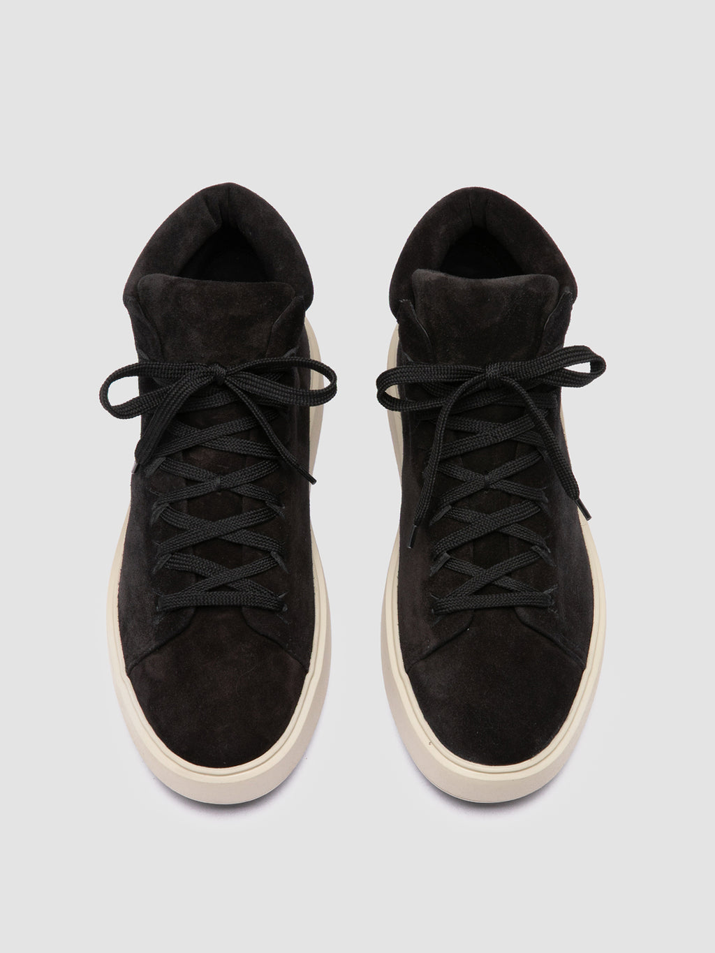 REMASTER 002 - Black Suede High Top Sneakers Men Officine Creative -2