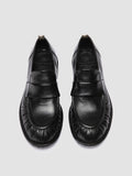 RUGGED 009 - Black Leather Penny Loafers - 1