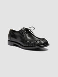 RUGGED 010 - Black Leather Derby Shoes - 2
