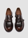 RUGGED 112 - Dark Brown Leather Monk Shoes - 1