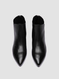 SAGE 108 - Black Leather Zipped Boots