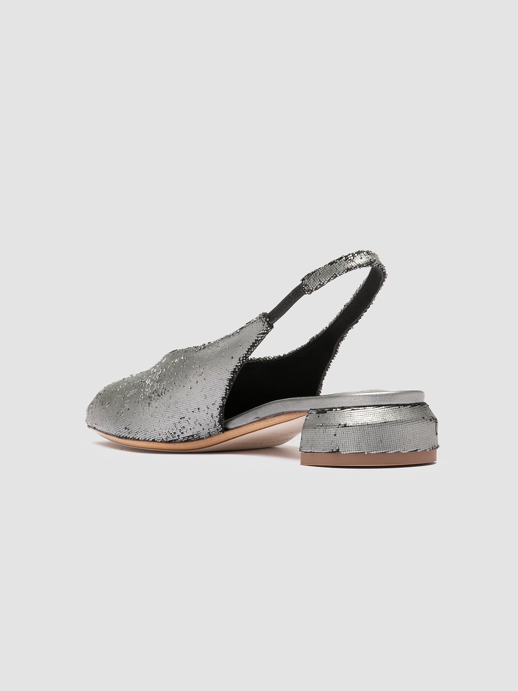 SAGE 113 - Metallic Leather Slingback Sandals