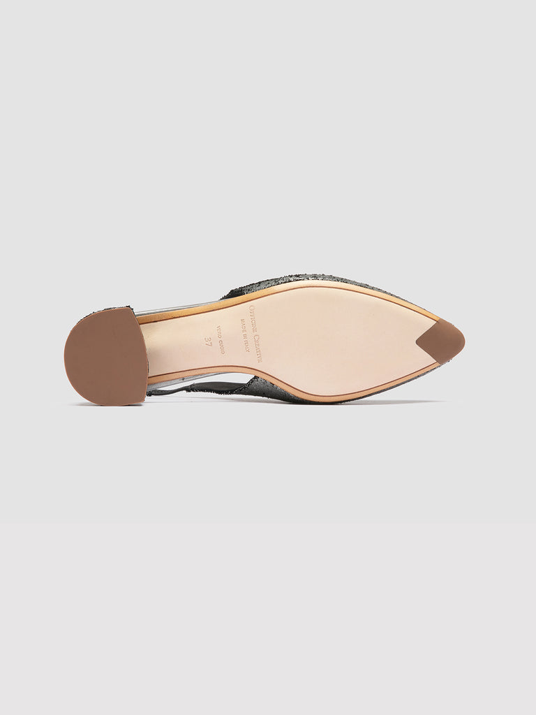 SAGE 113 - Silver Leather Slingback