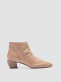 SALLY 001 - Ivory Leather Booties