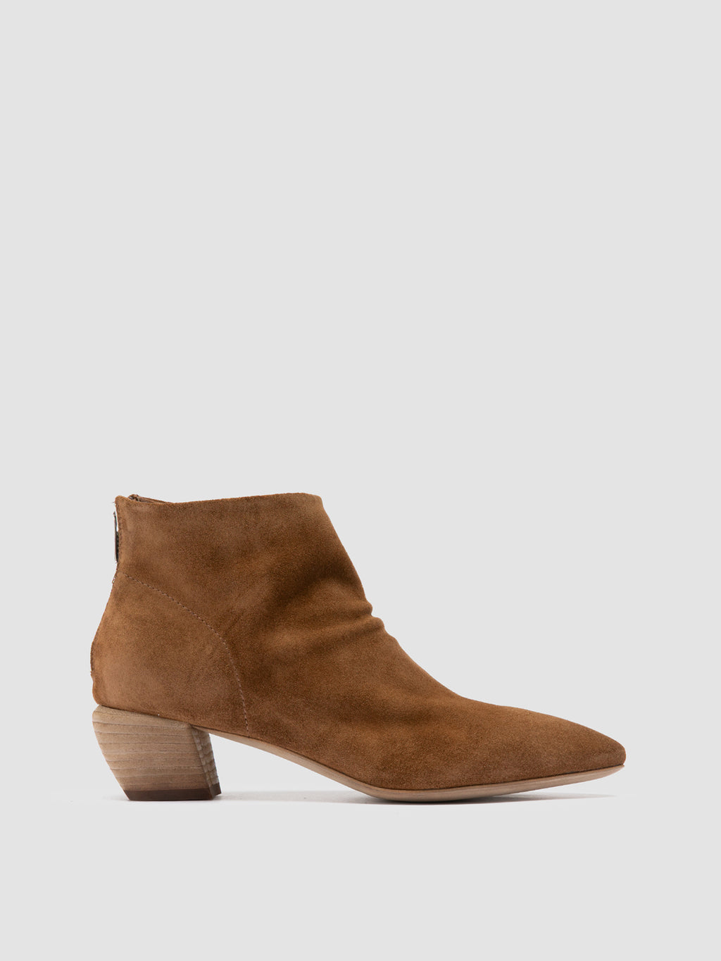 SALLY 001 Birra - Brown Suede Booties Women Officine Creative - 1