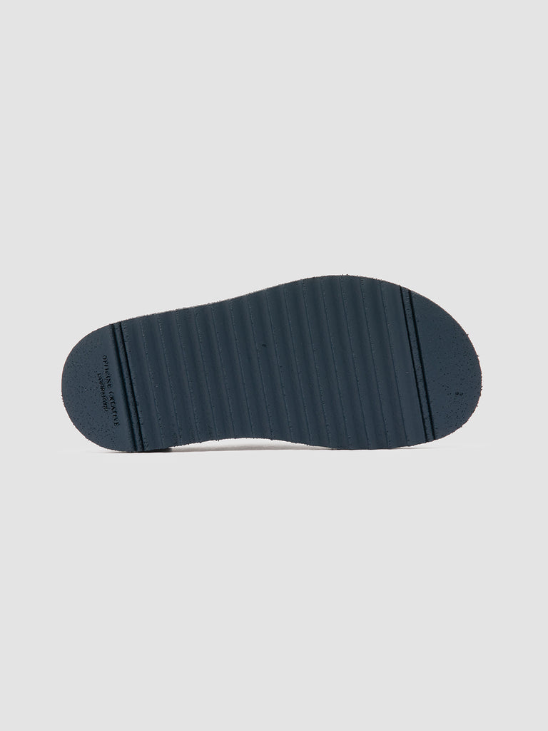 SANDS 105 Zaffiro - Blue Suede Slide Sandals Women Officine Creative - 5