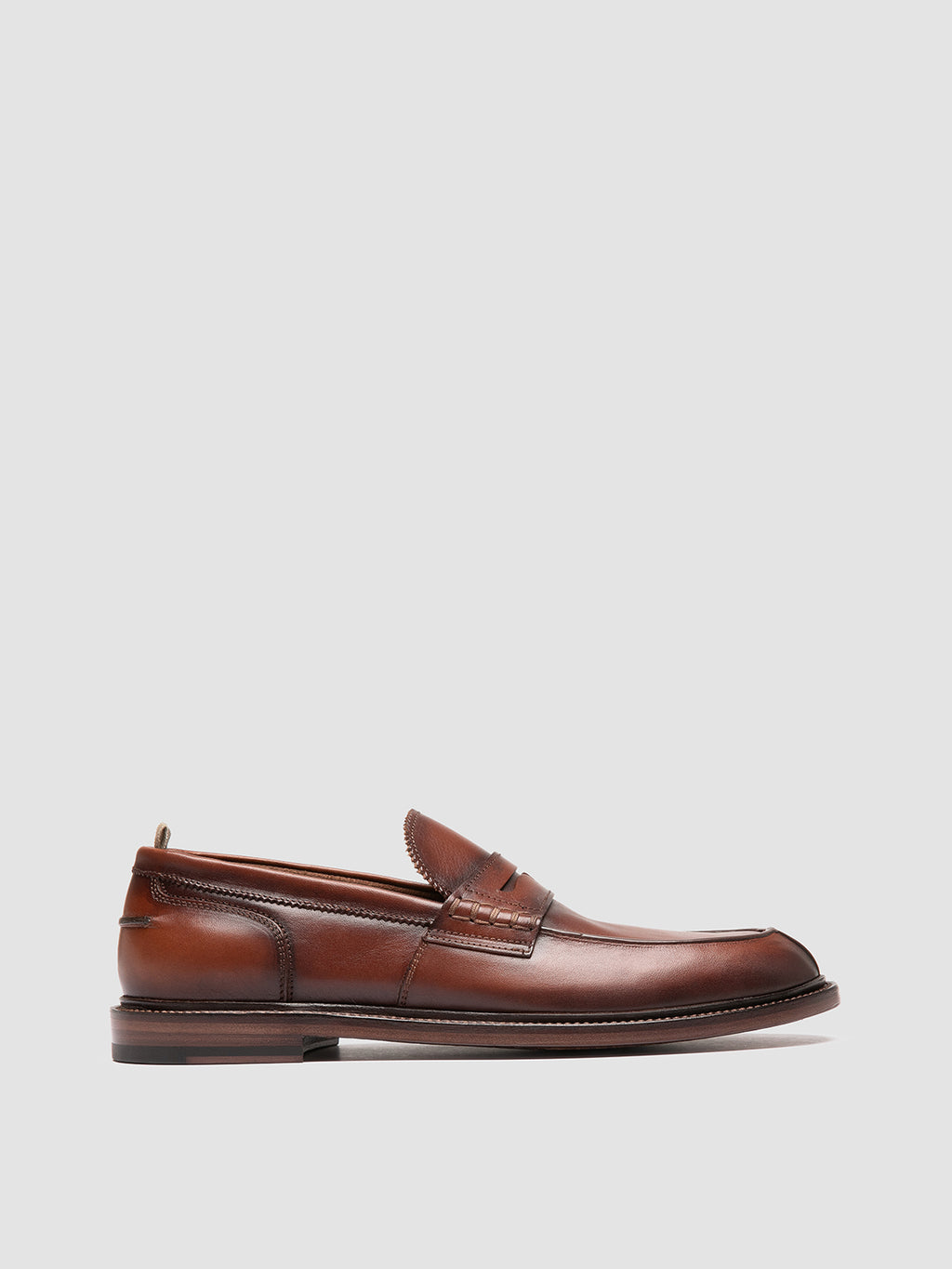 SAX 001 - Brown Leather Penny Loafers