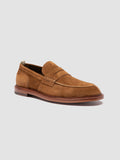 SAX 001 - Brown Suede Penny Loafers