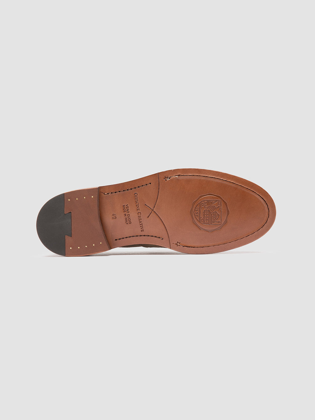 SAX 001 - Taupe Suede Penny Loafers