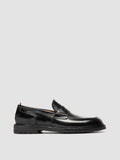 SAX FLEXI 001 - Black Leather Penny Loafers - 0