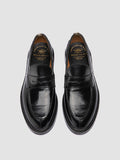 SAX FLEXI 001 - Black Leather Penny Loafers - 1