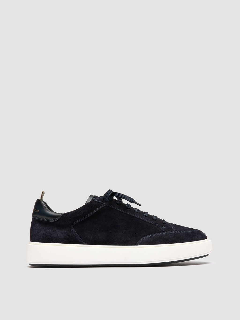 SEQUEL 002 - Blue Suede and Leather Low Top Sneakers - 0