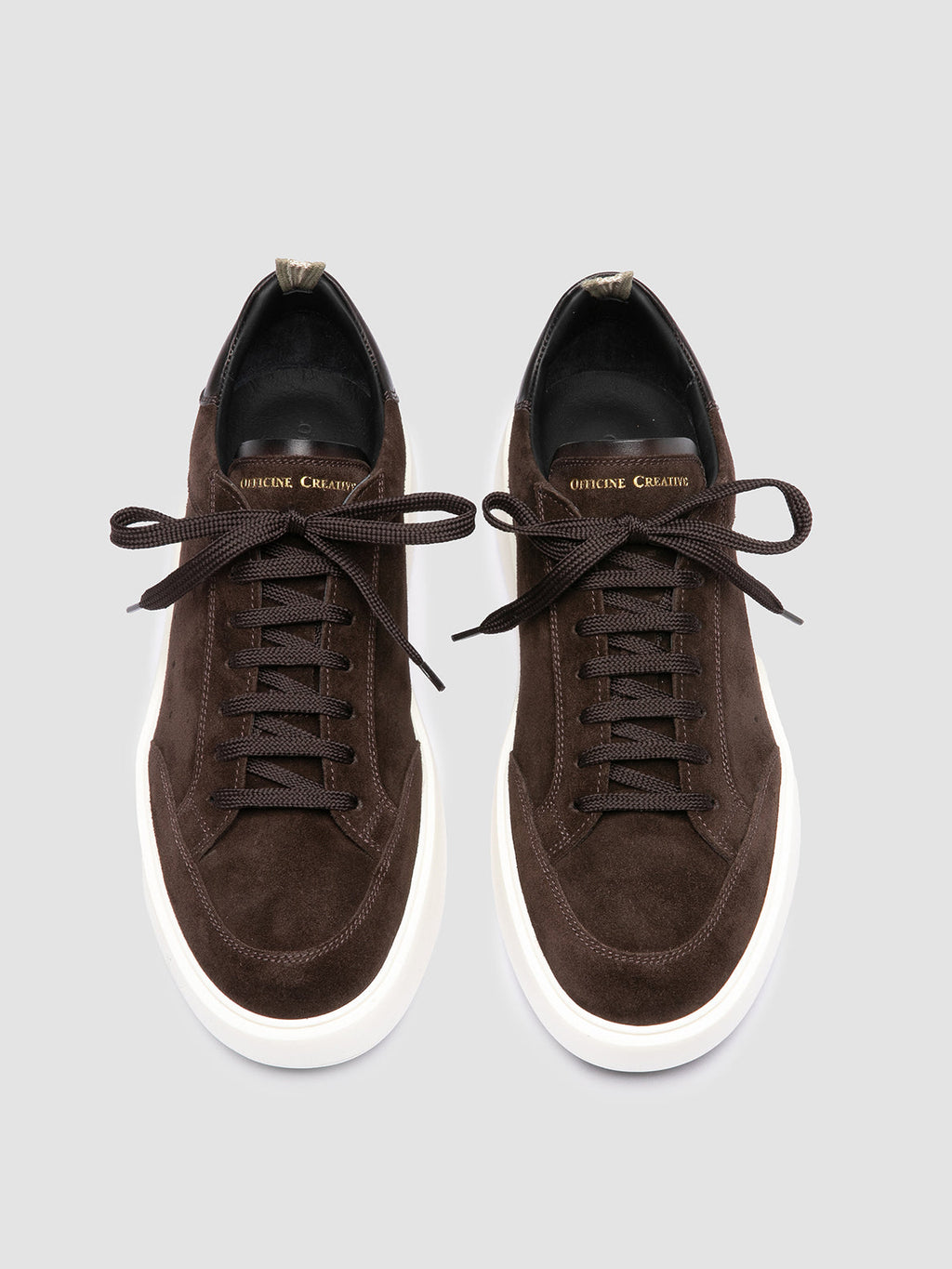 SEQUEL 002 - Dark Brown Suede and Leather Sneakers - 1