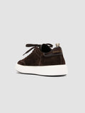 SEQUEL 002 - Dark Brown Suede and Leather Sneakers - 3
