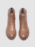 SHANTEL 003 - Ivory Leather Zipped Boots