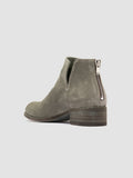 SHANTEL 003 - Green Suede Zipped Boots