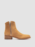 SHANTEL 004 - Beige Suede Zipped Boots