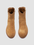 SHANTEL 004 - Beige Suede Zipped Boots