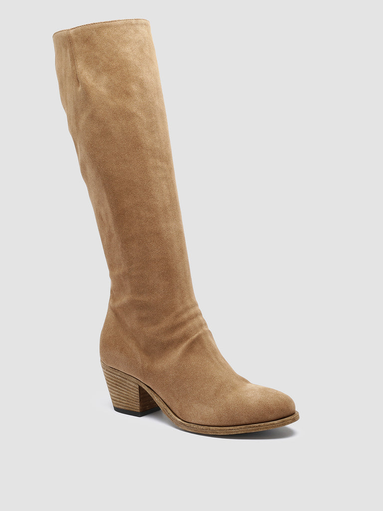 SHERRY 004 - Brown Suede Boots