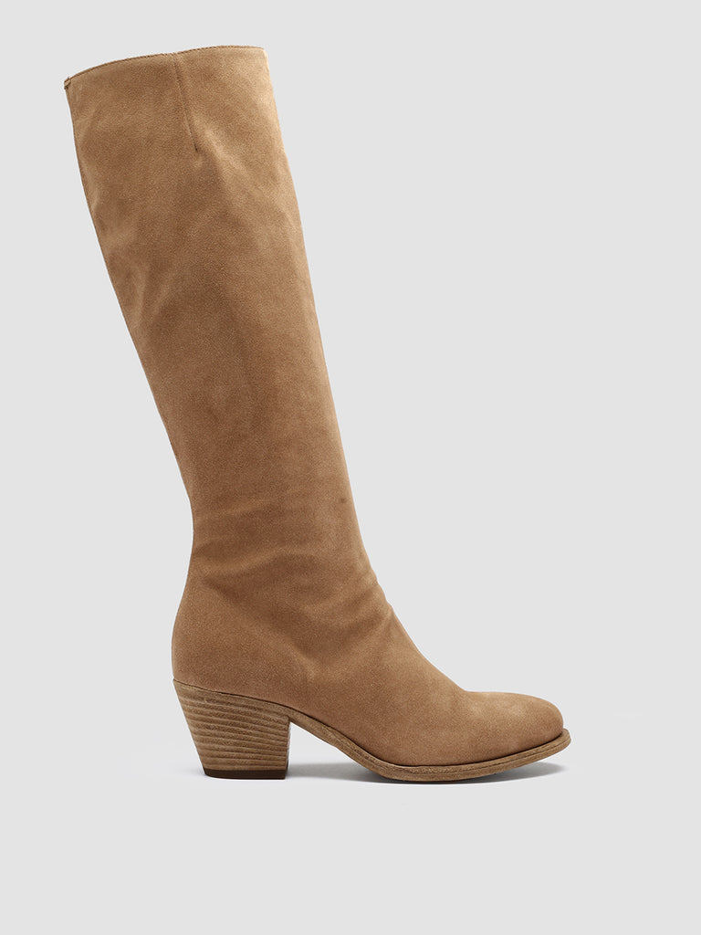 SHERRY 004 - Brown Suede Boots